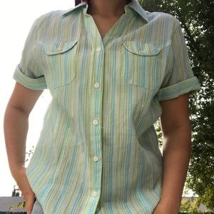 Vintage Button Up Blouse